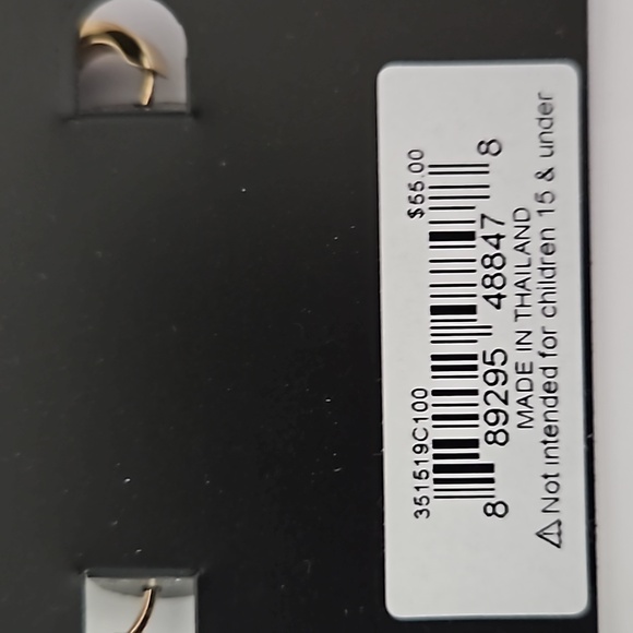 Coach NWT Freshwater Pearl Dangle Earrings - Picture 3 of 3